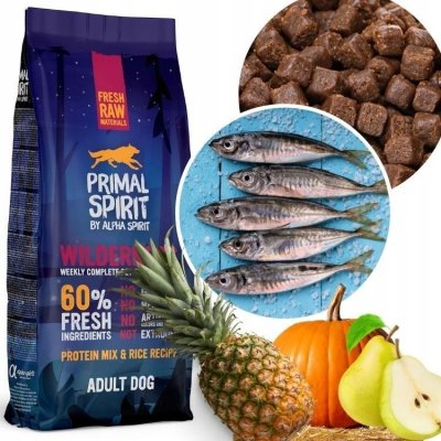 Primal Spirit Dog 60% Wilderness Food 12 kg – Zbozi.Blesk.cz