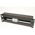 Triton - Jističová lišta s krytem - černá, RAL 9005 - 3U - 19" – Zbozi.Blesk.cz