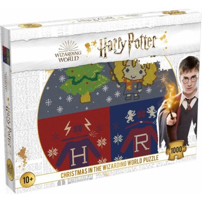 Winning Moves Harry Potter Jigsaw Christmas Jumper 1 Holiday at Bradavice 1000 dílků – Hledejceny.cz