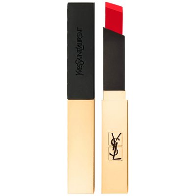 Yves Saint Laurent Rouge Pur Couture The Slim tenká matující rtěnka s koženým efektem 9 Red Enigma 2,2 g – Hledejceny.cz