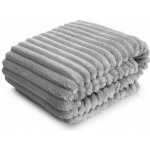 Přehoz na křeslo - sedačku AGNE stříbrná 70x160 cm Mybesthome – Zboží Dáma