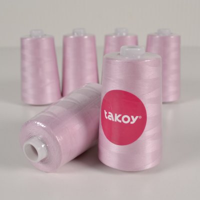 Takoy Overlock / coverlock polyesterová nit TKY 5000 barva pastelová lila – Zboží Dáma