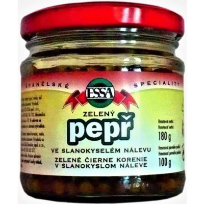 Essa Zelený pepř v nálevu 180 g – Hledejceny.cz