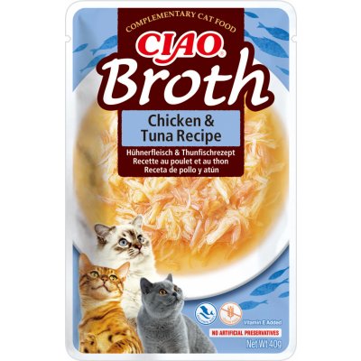 Churu Cat CIAO Broth Chicken&Tuna Recipe 40 g – Zboží Mobilmania