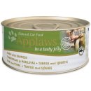 Krmivo pro kočky Appaws Tuňák s mořskými řasami v želé 6 x 70 g