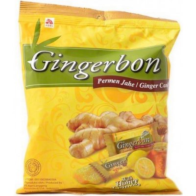 Stykra Gingerbon Zázvorové bonbony s citronem a medem 125 g