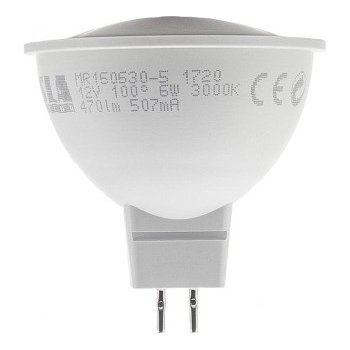 Tesla LED žárovka GU5,3 MR16 6 W 12 V 470 lm 3000K teplá bílá