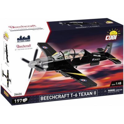 COBI 26626 Action Town Americký výcvikový letoun Beechcraft T-6 Texan II RAF – Zboží Dáma