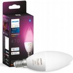 Philips Chytrá žárovka Hue Bluetooth 6W, E14, White and Color Ambiance – Hledejceny.cz