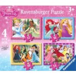 Ravensburger 4v1 Disney Princezny Láskyplná péče 12,16,20,24 dílků – Hledejceny.cz