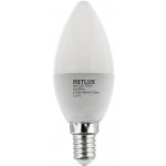 Retlux LED žárovka C35 E14 svíčka 6W teplá bílá – Hledejceny.cz