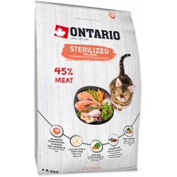 Ontario Cat Sterilised Salmon 6,5 kg