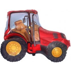 GoDan Balón foliový 60 cm Traktor červený