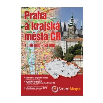 SmartMaps Locator: Podrobná mapa ČR 1:10.000