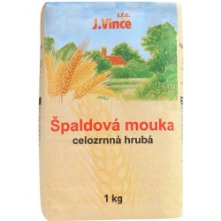 J.Vince Mouka špaldová celozrnná hrubá 1000 g