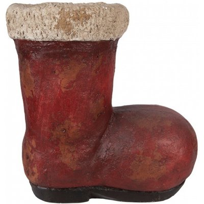 Clayre & Eef Vánoční dekorace santovo červená bota - 28*18*30 cm – Hledejceny.cz