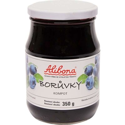 Alibona kompot borůvkový 350 g – Zboží Dáma