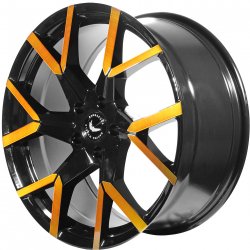 Barracuda Tzunamee EVO 8x18 5x112 ET33 gloss black flash gold