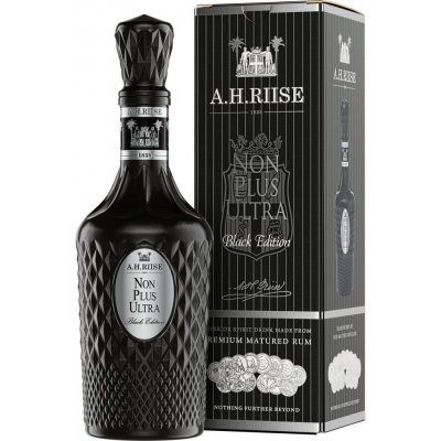 A.H. Riise Non Plus Ultra Black Edition 25y 42% 0,7 l (holá láhev) – Zboží Mobilmania