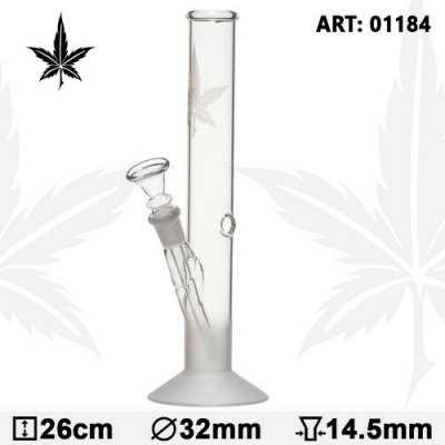 Leaf Skleněný bong Sand 26 cm – Zboží Dáma