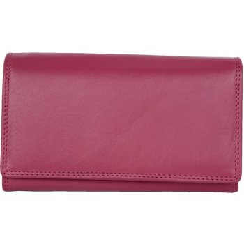 Klasická kvalitní kožená peněženka HMT růžová