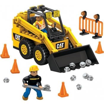 Mega Bloks Micro CAT Stavební stroje stavebnice Bobcat 97801