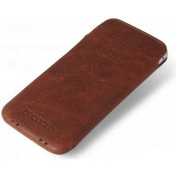 Pouzdro DECODED Leather Pouch APPLE iPhone 8/7/6s hnědé