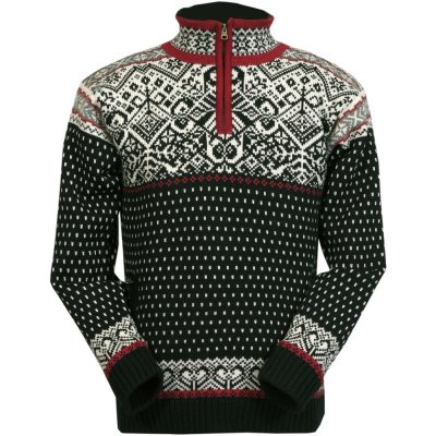 Norge of Norway Unisex norský svetr BJORN tmavý 100% merino vlna – Zbozi.Blesk.cz