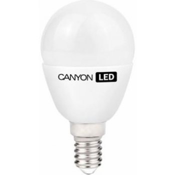 Canyon LED COB žárovka E14 kompakt kulatá mléčná 6W 470 lm Neutrální bílá 4000K 220-240 150 ° Ra> 80