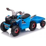 mamido Dětská elektrická čtyřkolka s přívěsem modrá – Hledejceny.cz