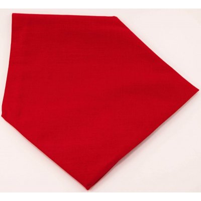 Jednobarevné bavlněné šátky červená – Zboží Dáma