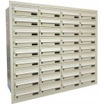 3MH s.r.o. Poštovní schránka MB 01-300x110x370 v sestavě pro zazdění Barva: RAL 9016 bílá – Hledejceny.cz