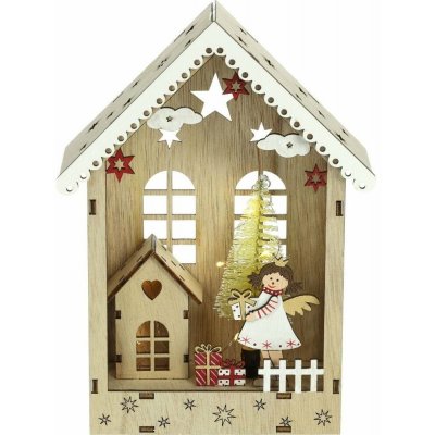 RXL 503 Domek s andělem 6 LED WW RETLUX – Sleviste.cz