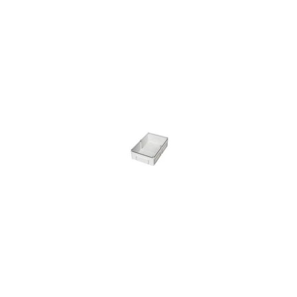Regál a polička FIBOX Kryt: nástěnná X:380mm Y:560mm Z:180mm EK polykarbonát šedá