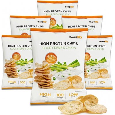 Supplify High Protein Chips Sour creme and Onion 50 g – Zboží Dáma