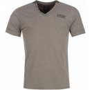 Firetrap Striding V Neck T Shirt Mens Grey Marl