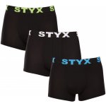 Styx boxerky sportovní guma vícebarevné G9606162 3Pack – Hledejceny.cz