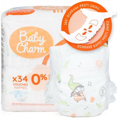 Baby Charm Super Dry Flex 5 Junior 11-16 kg 34 ks – Hledejceny.cz