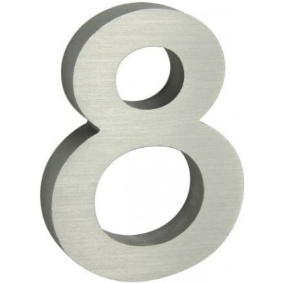 Richter RN.100LV.8.AL.STR číslo "8" stříbrné Stříbrná – Sleviste.cz