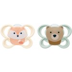 NUK Perfect Match AIR dudlík FOX/BEAR 0-2m 2ks – Hledejceny.cz