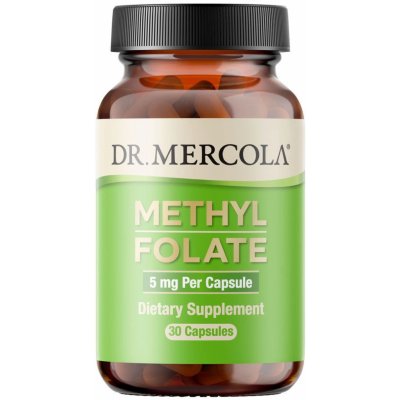 Dr. Mercola Methylfolát 5 mg, 30 kapslí