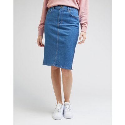 Lee Pencil Skirt dámská džínová sukně L38BGWB01 Sienna bright – Zbozi.Blesk.cz