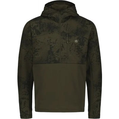 Mikina Alaska 1795 s kapucí Alaska Active Night Green Blur – Zboží Mobilmania