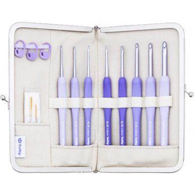 Tulip Etimo Murasaki - sada háčků soft grip 2 - 6 mm – Hledejceny.cz