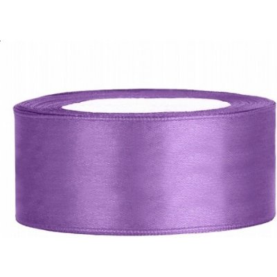 Stuha saténová levandule 2,5cm/25m – Zboží Dáma