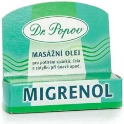 Dr. Popov Migrenol masážní olej 10 ml – Zboží Dáma