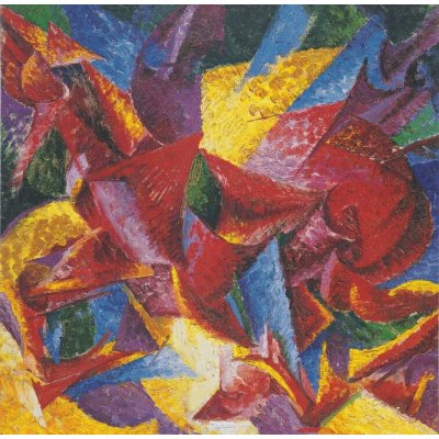 Grafika Boccioni : Forme plastiche di un Cavallo 1914 1000 dílků – Zboží Mobilmania