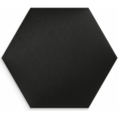 Čalouněný nástěnný panel HEXAGON 30x26 cm černá MyBestHome – Zboží Mobilmania