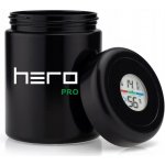 HERO PRO Nádoba na sypké potraviny s vlhkoměrem skleněná černá 250 ml – Hledejceny.cz