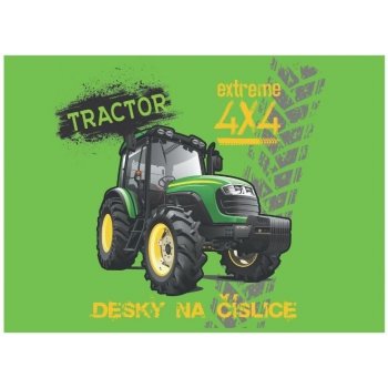 Desky na číslice Traktor